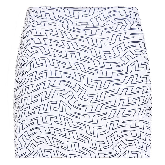 J.Lindeberg  Amelie Mid Print Skirt Short Skort white