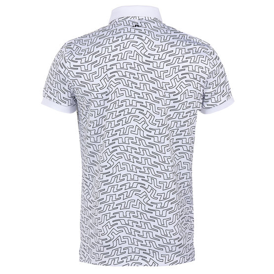 J.Lindeberg Tour Tech Reg Fit Half Sleeve Polo in white buy online ...
