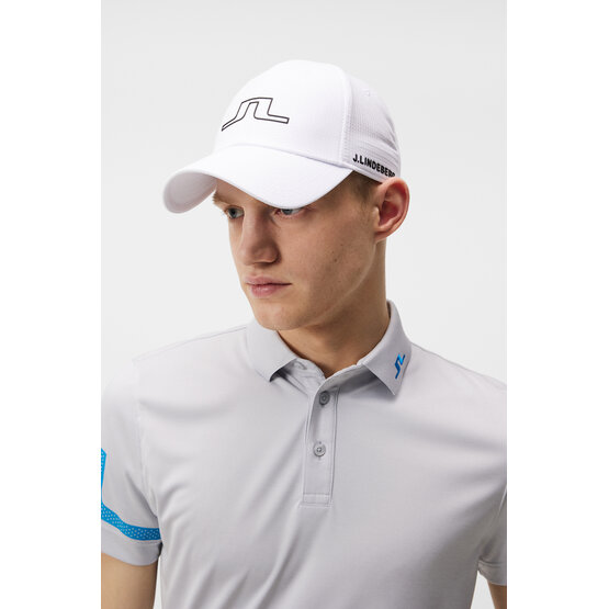 J.Lindeberg Caden Golf Cap Accessories in white buy online - Golf House