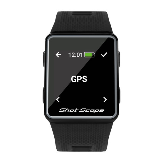 Shot Scope G3 GPS-Golfuhr schwarz