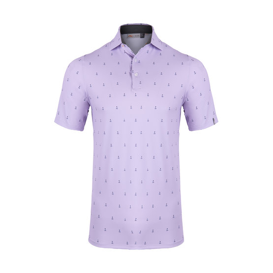 Kjus golfové triko s krátkým rukávem fialová