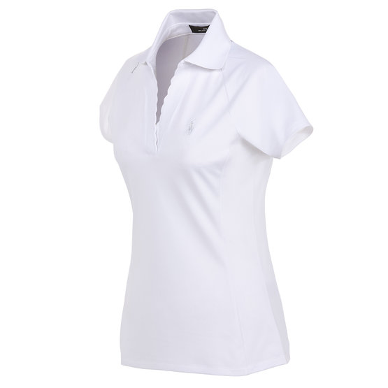 Polo Ralph Lauren Waves half sleeve polo in white buy online - Golf House