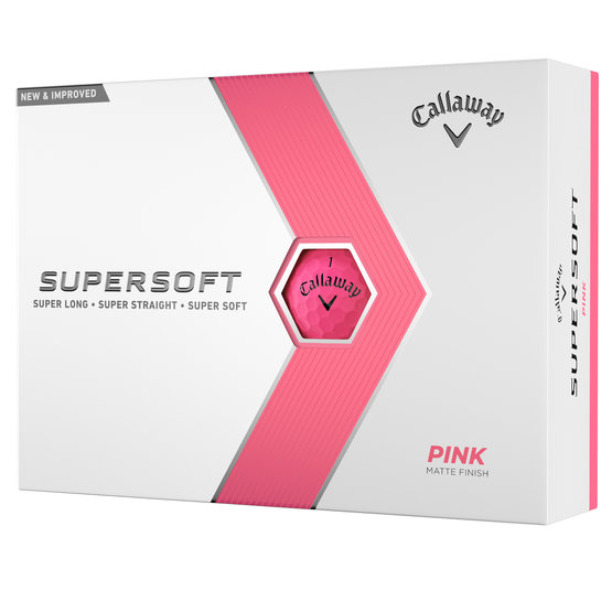 Callaway Supersoft  Golfball pink