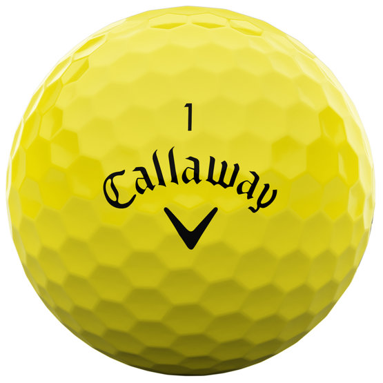 Callaway Warbird Golfball gelb
