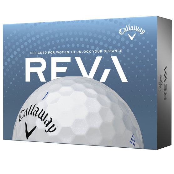 Callaway REVA lady golf ball white