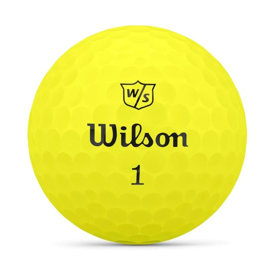 Wilson Staff DUO Soft Golfbälle gelb