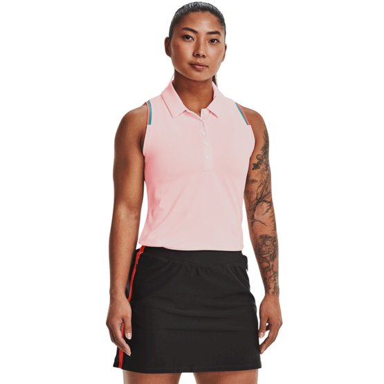 Under Armour  Zinger Point Sleeveless Polo pink
