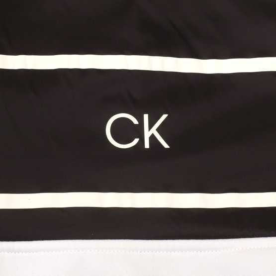 Calvin Klein  HARROW HYBRID 1/2 ZIP Strečová střední vrstva bílá