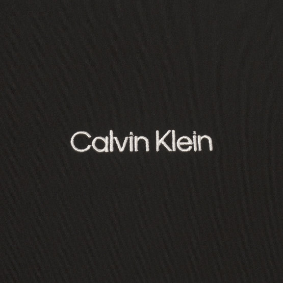 Calvin Klein  ADDINGTON HOLDED HALF ZIP Strečová střední vrstva černá