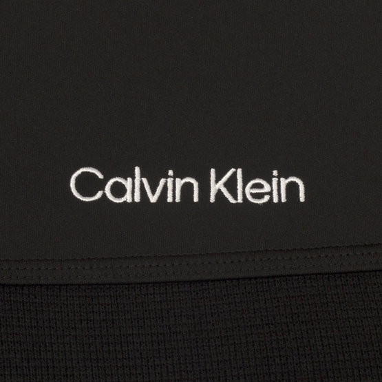 Calvin Klein FOXE CLOSE HYBRID HALF ZIP Stretch Midlayer schwarz