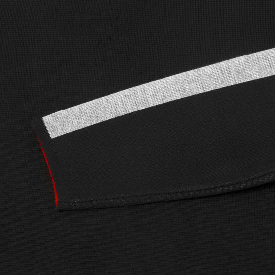 Calvin Klein  FOXE CLOSE HYBRID HALF ZIP Strečová střední vrstva černá