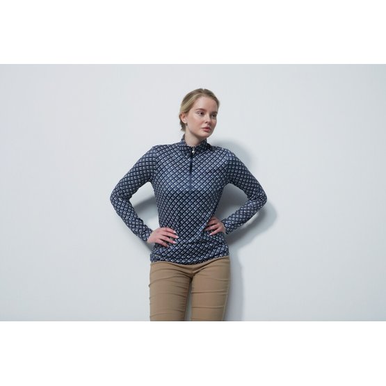 Daily Sports  CHELLES turtleneck stretch first layer navy