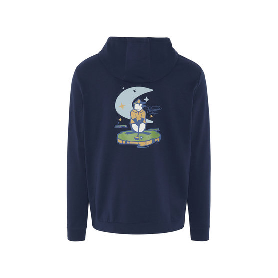 Penguin  Golfová mikina s kapucí Novelty LS Sweatshirt námořnická modrá