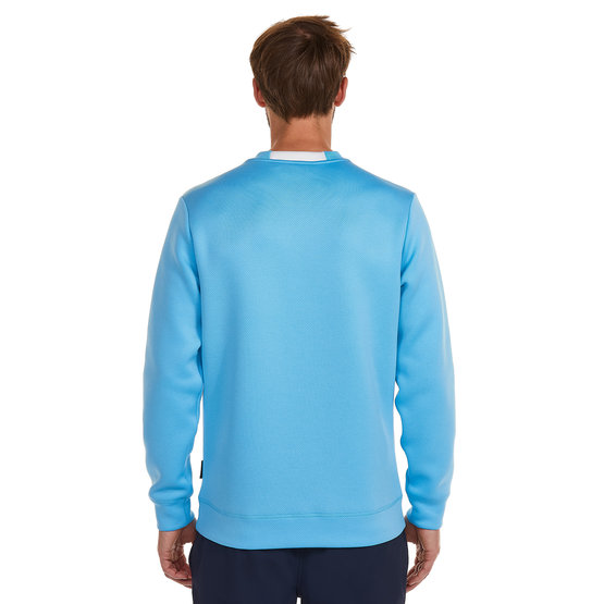 Daniel Springs Sweatshirt Struktur Techno Midlayer Stretch blau