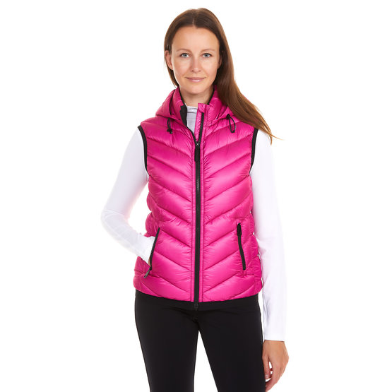 Valiente Quilted vest thermal fuchsia