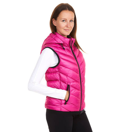 Valiente Quilted vest thermal fuchsia
