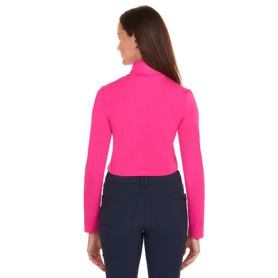 Valiente Stand-up collar with buttons first layer thermal pink