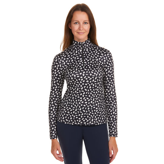 Valiente Print 1/2 Zip Soft Touch First Layer Thermal fancy