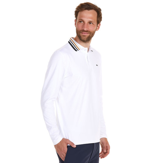 Daniel Springs Thermo polo long sleeve offwhite