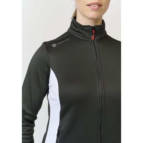 Backtee  Zip Shield Midlayer Thermal Jacket black