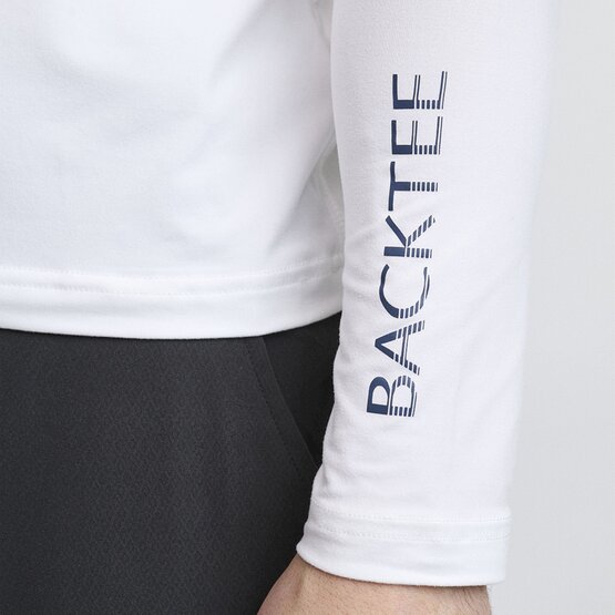 Backtee First Skin Turtle Neck Mock Underwear in white buy online