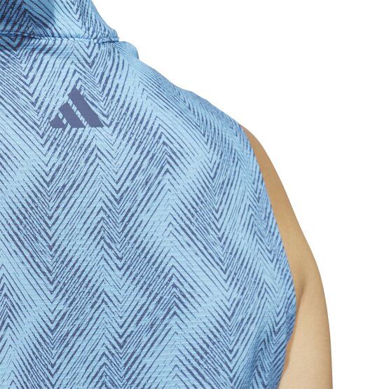 Adidas Ultimate365 Ottoman Printed ohne Arm Polo blau