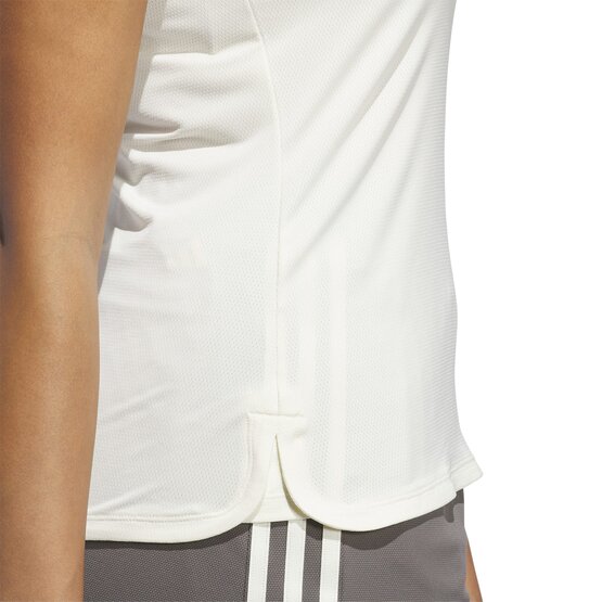 Adidas  Ultimate365 Mock Neck Sleeveless Polo offwhite