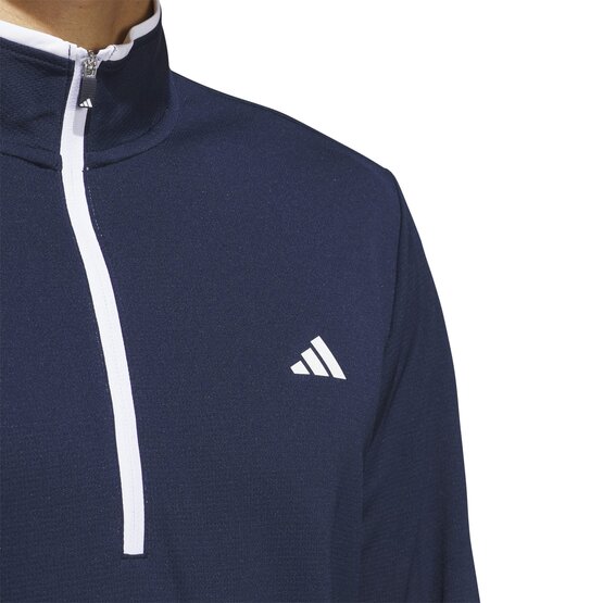 Adidas  Lehké strečové spodní prádlo s polovičním zipem námořnická modrá