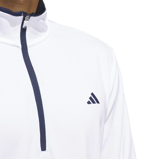 Adidas  Lehké strečové spodní prádlo s polovičním zipem bílá