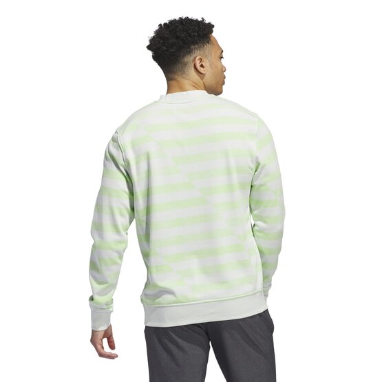 Adidas Ultimate365 Printed Crewneck Sweatshirt Stretch Midlayer hellgrün
