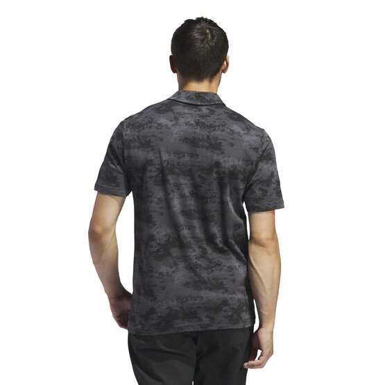 Adidas  Go-To Printed Mesh Half Sleeve Polo black