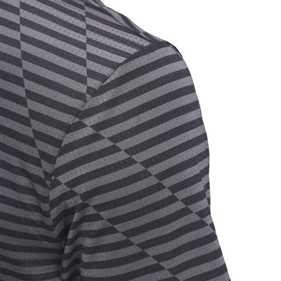 Adidas  Ultimate365 Mesh Print Half Sleeve Polo black