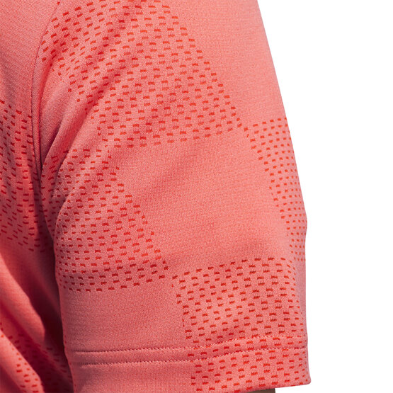Adidas  Ultimate365 Texturované polo s krátkým rukávem červená
