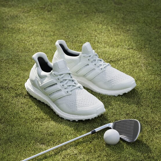 adidas Ultra Boost Spikeless Golf Grey Court Green