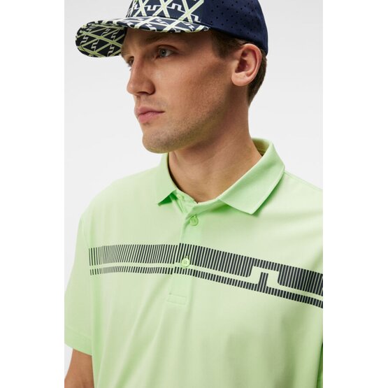 J.Lindeberg  Klas Regular Fit Golf Half Sleeve Polo light green