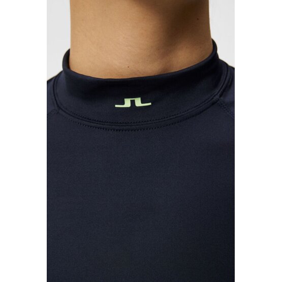 J.Lindeberg  Asa Soft Compression Top Mock Underwear námořnická modrá