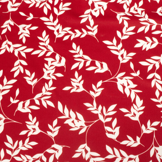 Calvin Klein  LEAF PRINT half sleeve polo red