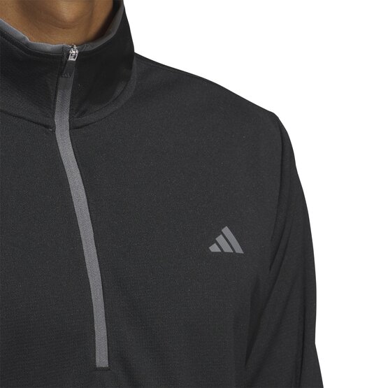 Adidas  Lightweight Half-Zip Top Stretch Midlayer black