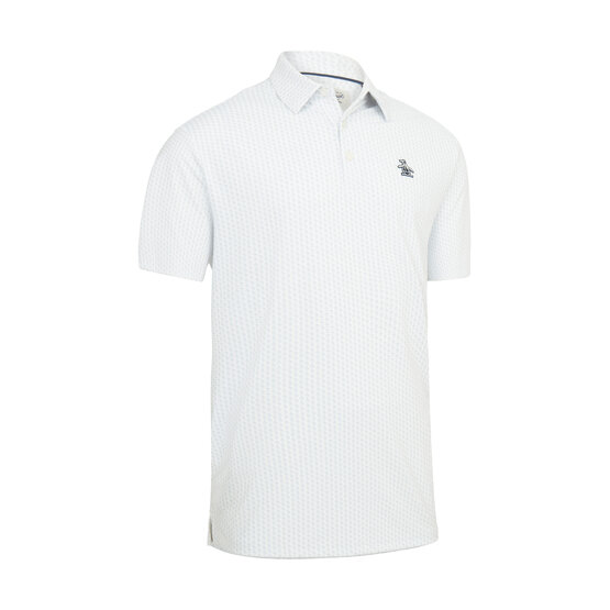 Penguin  All Over Pete Printed Half Sleeve Polo white