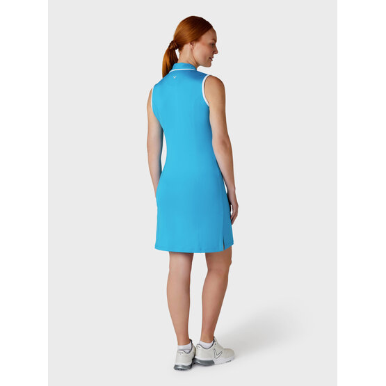 Callaway SL Dress W/Snap Placket ohne Arm Kleid blau