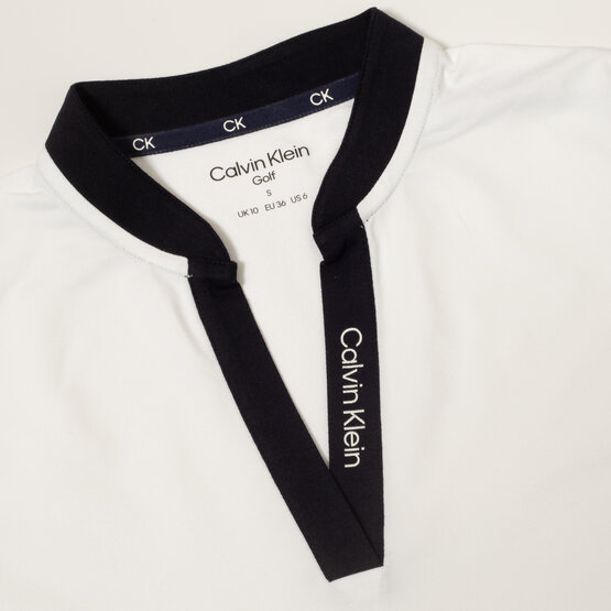 Calvin Klein  Polokošile DAYTON s krátkým rukávem bílá
