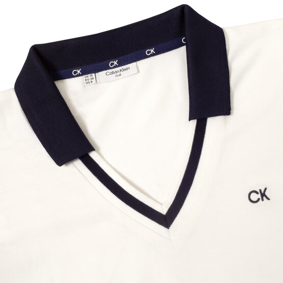 Calvin Klein  Polokošile s krátkým rukávem DELAWARE bílá