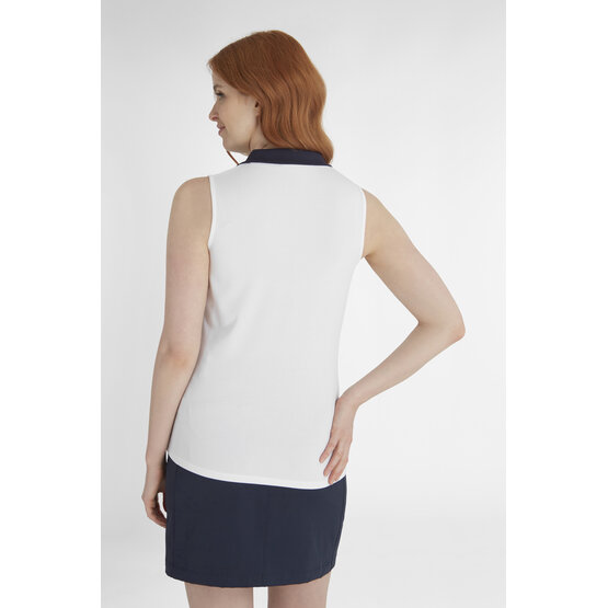 Calvin Klein  DELAWARE sleeveless polo white