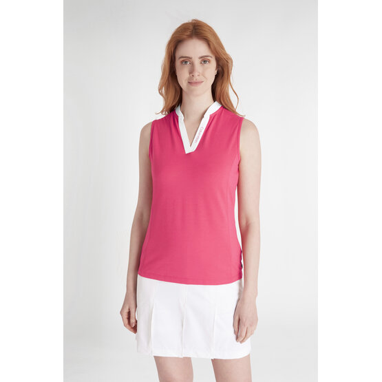 Calvin Klein  DAYTON sleeveless polo pink