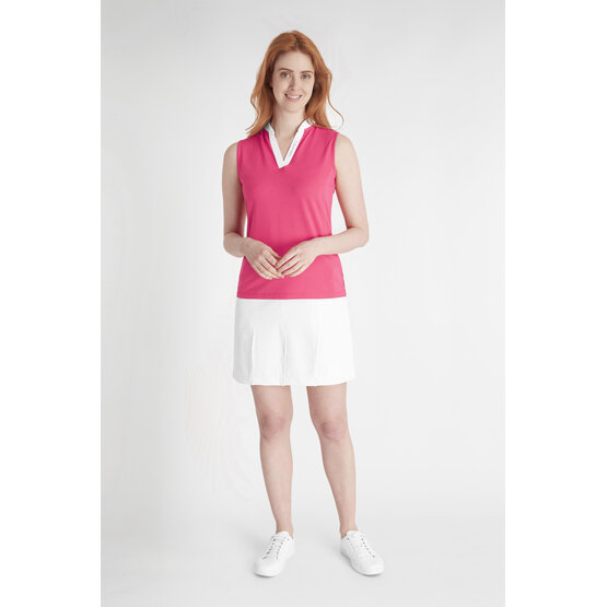 Calvin Klein  DAYTON sleeveless polo pink