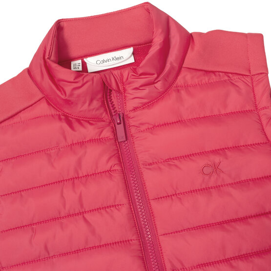 Calvin Klein  HUTCHINSON HYBRID GILET thermal vest pink