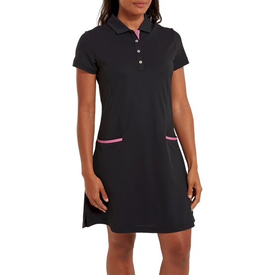 FootJoy FJ Golf Dress Halbarm Kleid schwarz