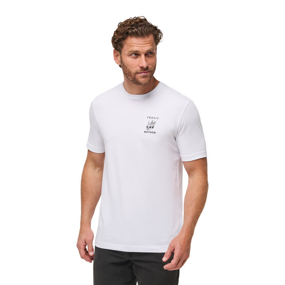 TravisMathew  PINEAPPLE DRINKS half-sleeve T-shirt white