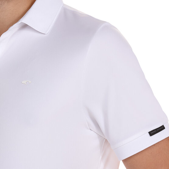 Daniel Springs  Functional half-sleeved polo white