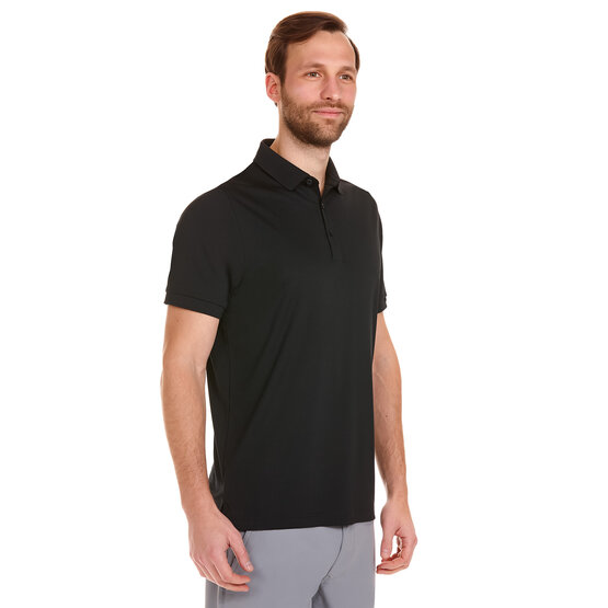 Daniel Springs  Functional half-sleeved polo black